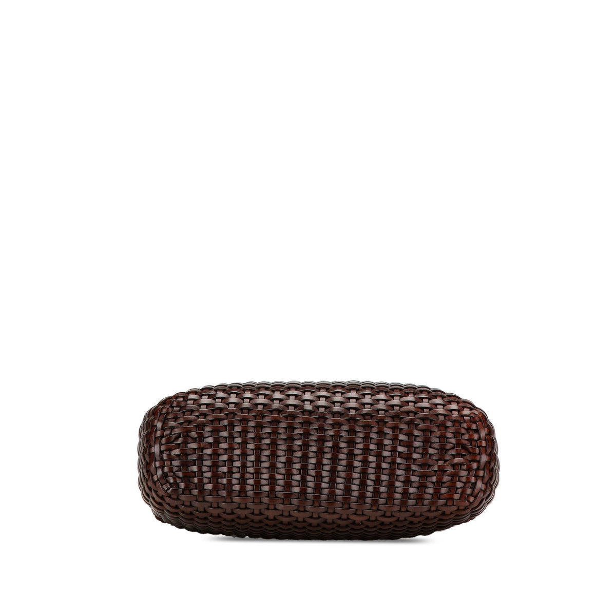 Gucci Woven Leather Bamboo Satchel