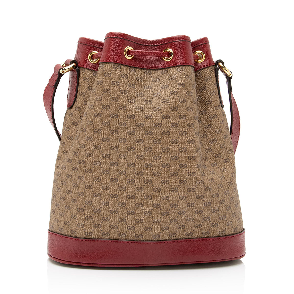 Gucci X Doraemon Micro GG Canvas Mini Bucket Bag (SHF-23730)