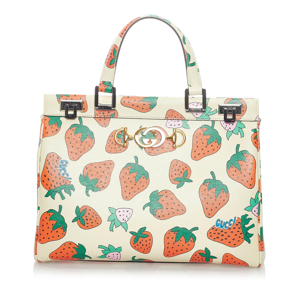 Gucci Zumi Leather Satchel (SHG-37226)