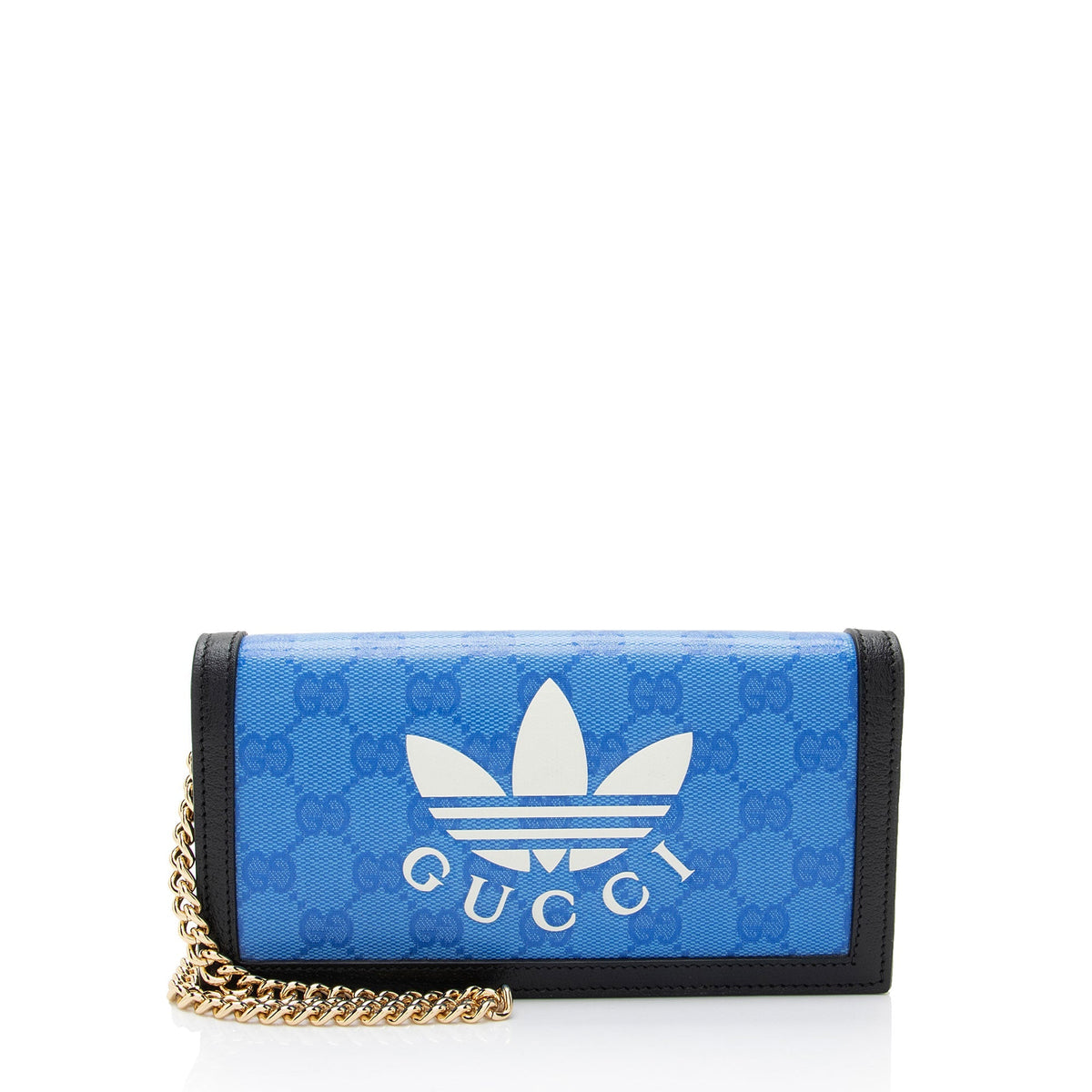 Gucci x Adidas GG Coated Canvas Wallet on Chain (SHF-ACB3NO)