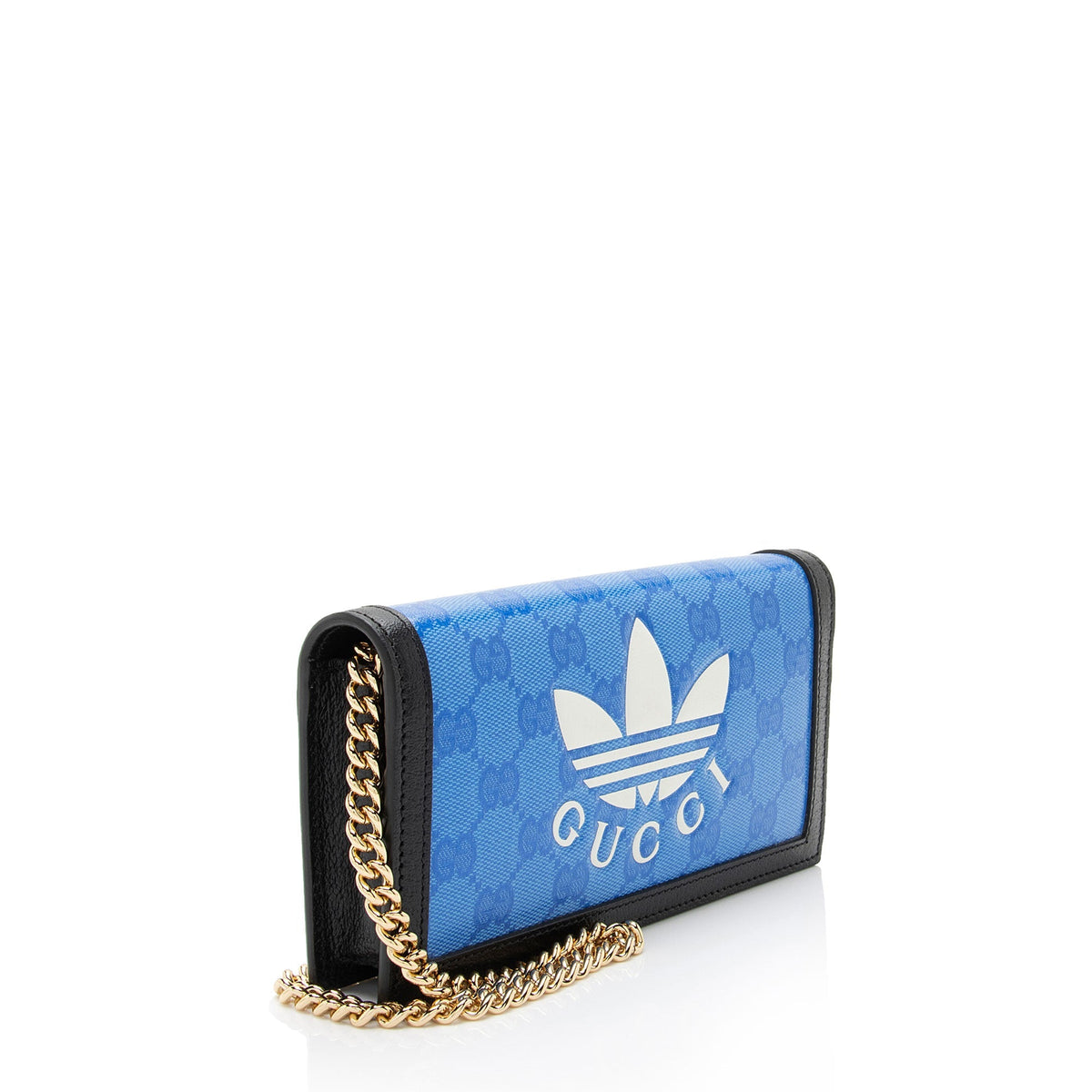 Gucci x Adidas GG Coated Canvas Wallet on Chain (SHF-ACB3NO)
