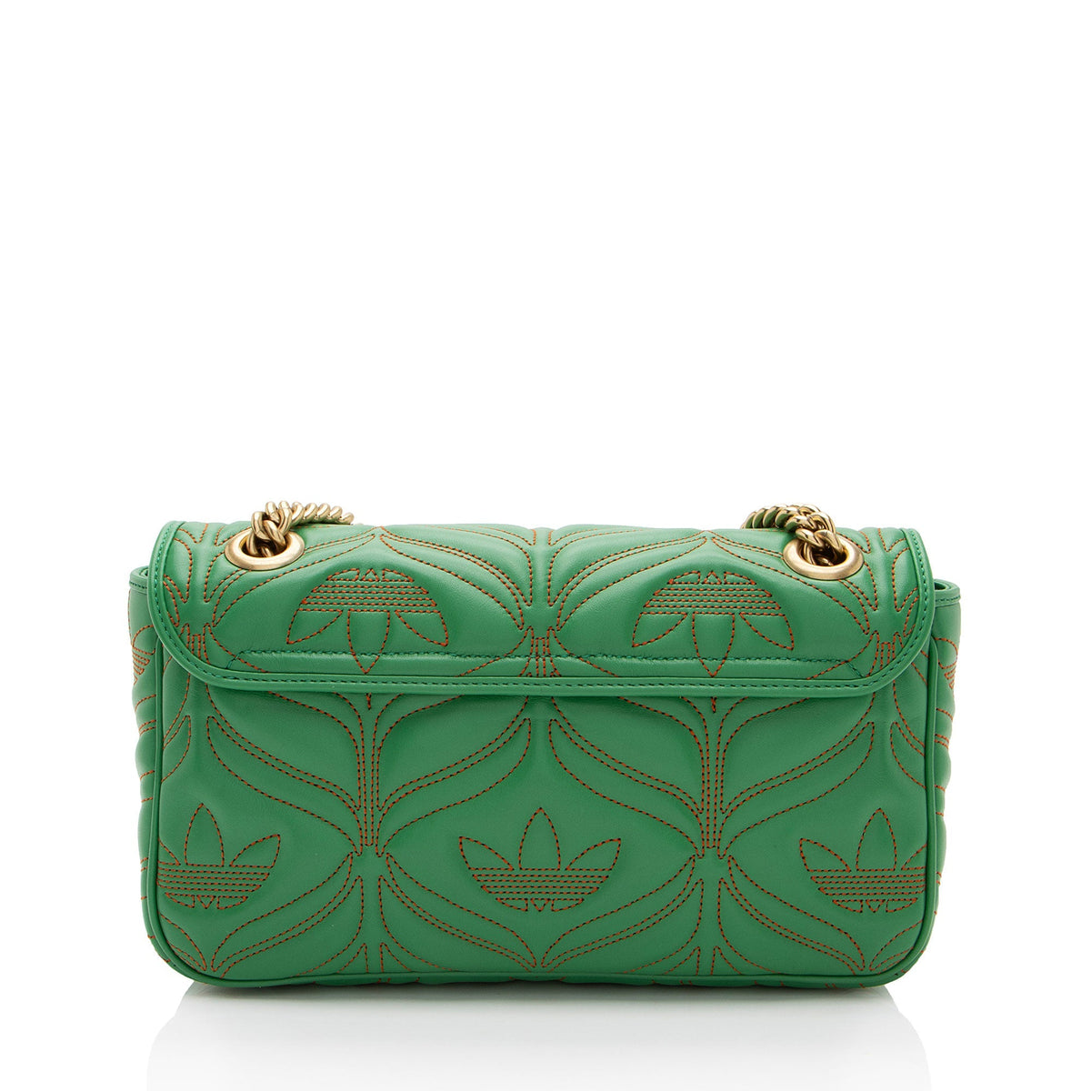Gucci x Adidas Matelasse Leather GG Marmont Small Flap Bag