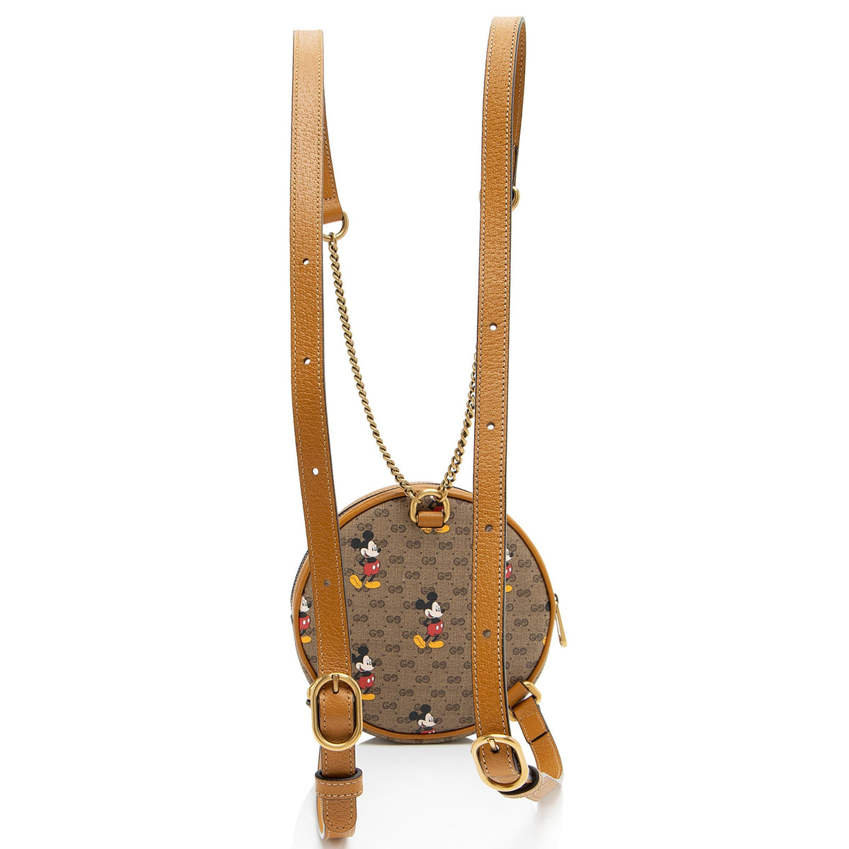 Gucci x Disney Micro GG Canvas Mickey Mouse Round Backpack