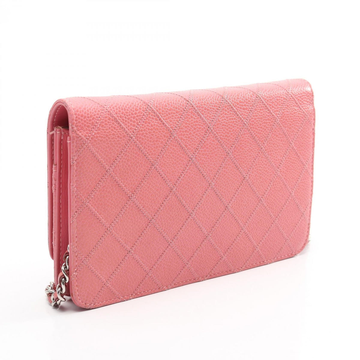CHANEL Pink Matelasse Grained Calfskin leather 2101219946559