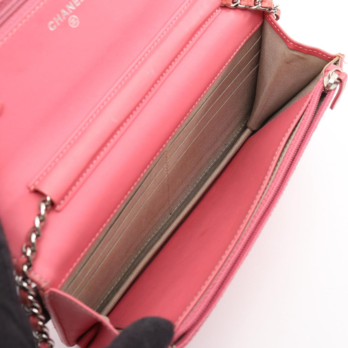 CHANEL Pink Matelasse Grained Calfskin leather 2101219946559