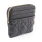 Dior Caro Lavender Wallet Cannage coin purse Black leather S5177UWHC_M900 2120900123345