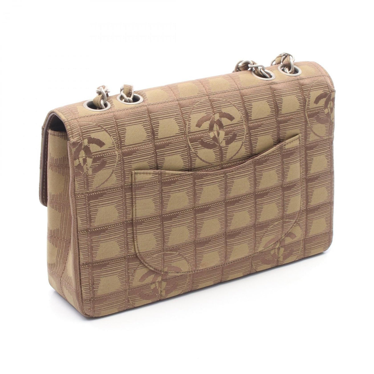 CHANEL Khaki New travel line leather�Nylon canvas 2101219858517
