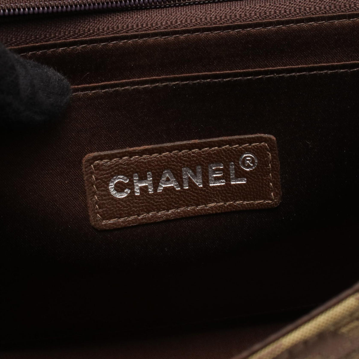CHANEL Khaki New travel line leather�Nylon canvas 2101219858517