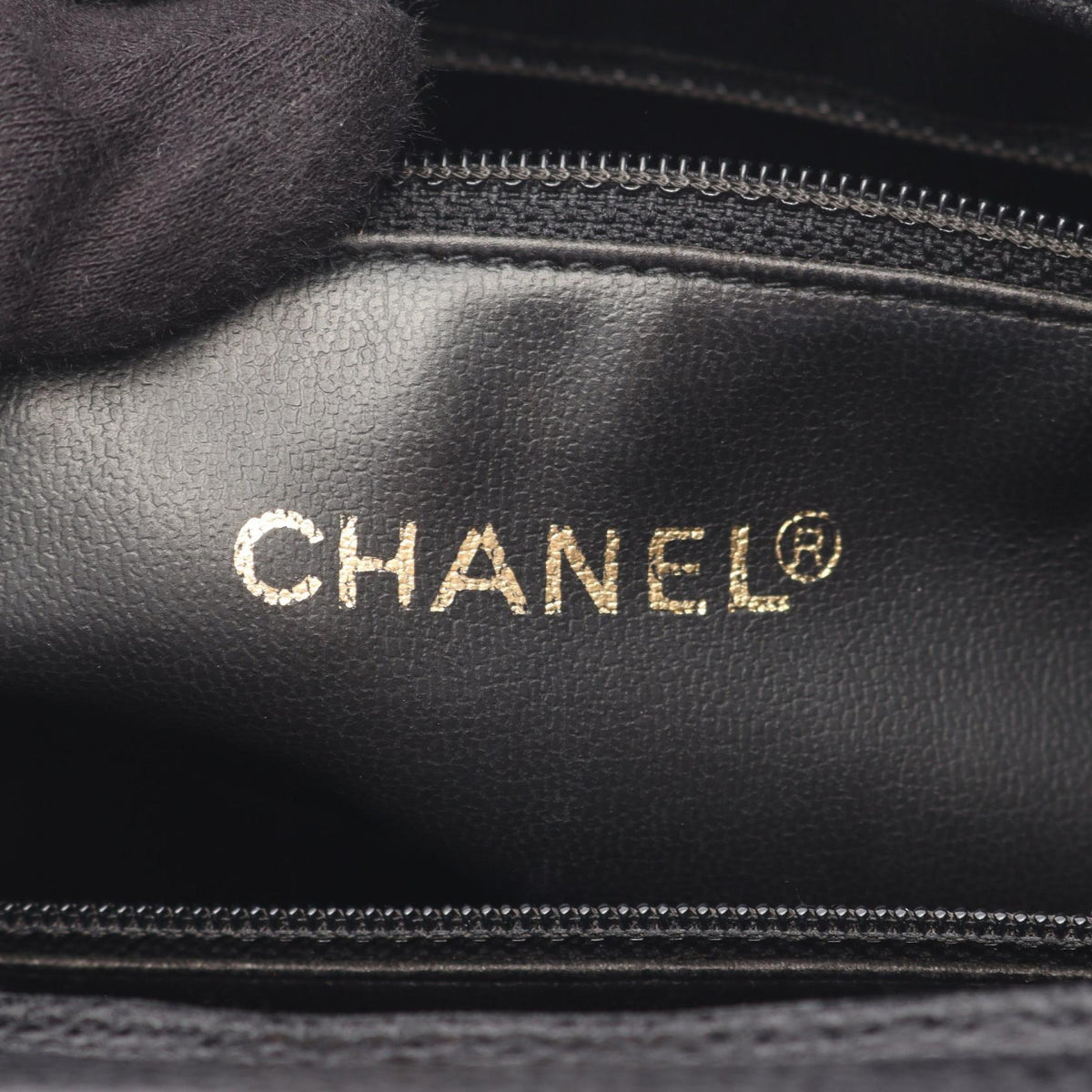 CHANEL Black Triple COCO Mark Grained Calfskin leather 2101219842868