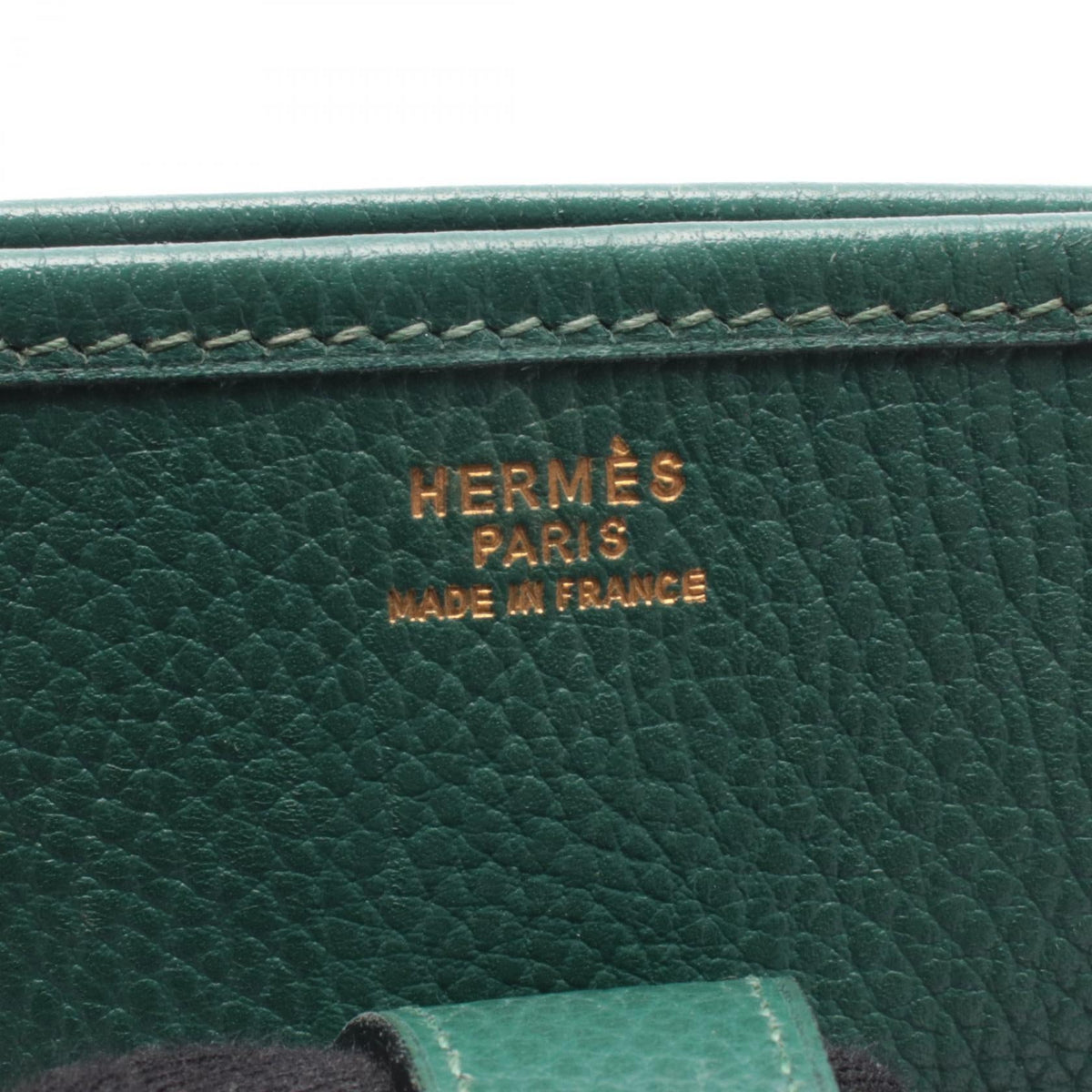 HERMES Evelyne 1 Anne GM Shoulder Bag Green Courchevel Other Courchevel 2120300045353