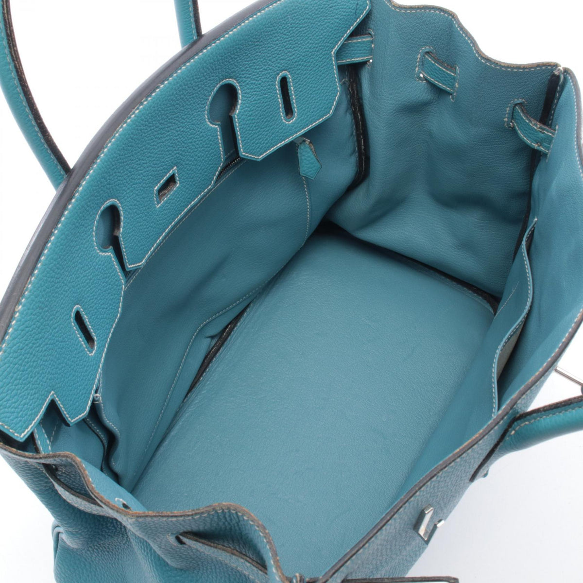 HERMES Birkin 35 HandbagBlue jean Blue jean Blue Togo leather leather Togo leather 2104102486736