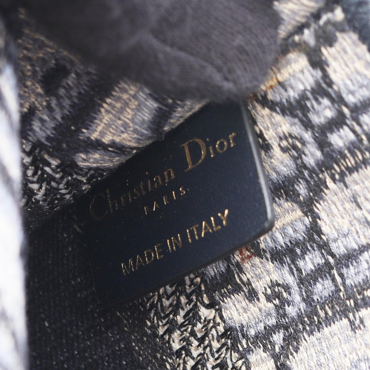 Dior BOOK TOTE Mini Embroidery Tote Bag Navy/Beige canvas S5475ZRIW 2101219781501