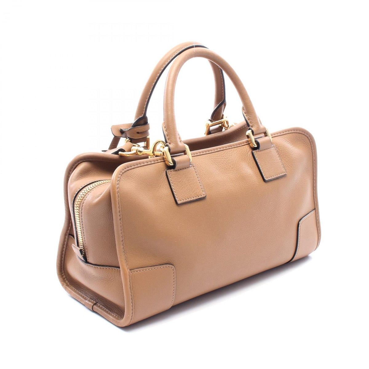 LOEWE Amazona 28 2WAY Handbag Brown leather 2101220100216