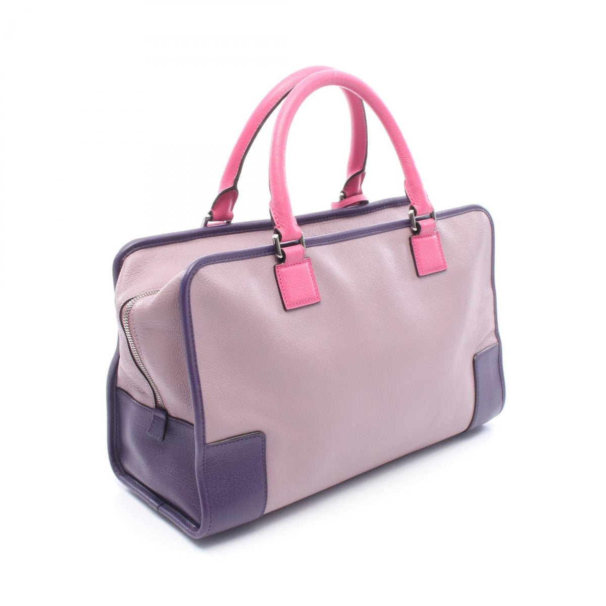 LOEWE Amazona 36 Handbag Purple/Pink leather 2101220100308