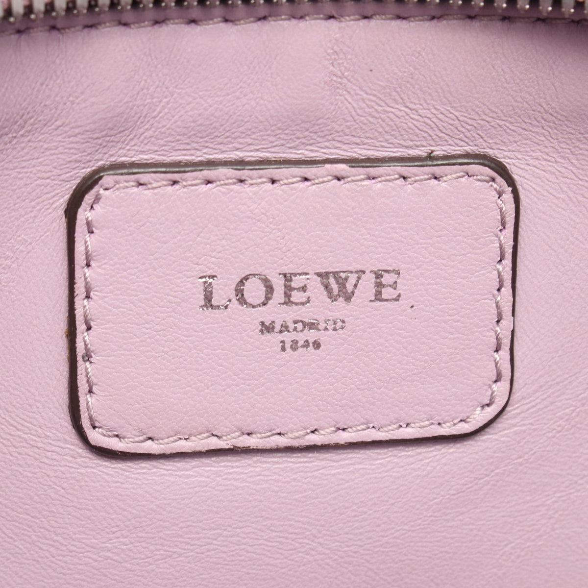 LOEWE Amazona 36 Handbag Purple/Pink leather 2101220100308