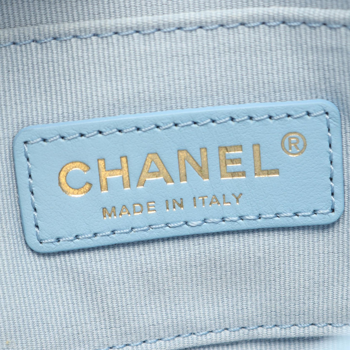 CHANEL Blue Matelasse combination metal fittings Lambskin (sheep leather) 2101220083687