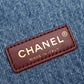 CHANEL Blue Jumbo Matelasse denim 2101220083939