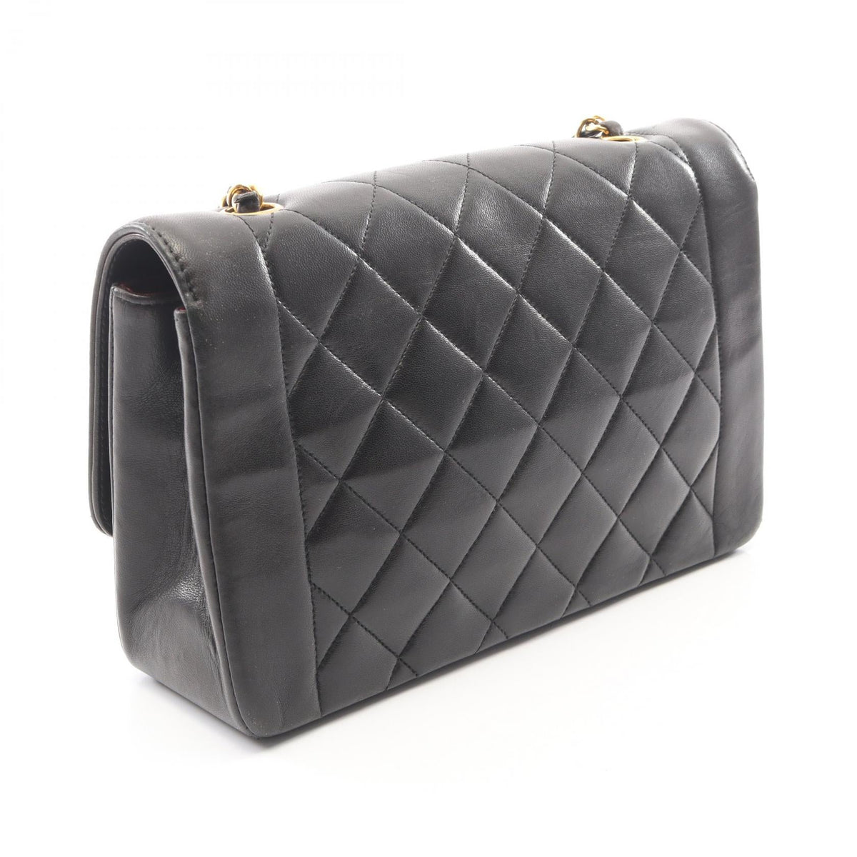 CHANEL Black Matelasse Diana Flap Lambskin (sheep leather) A01165 2101220084455