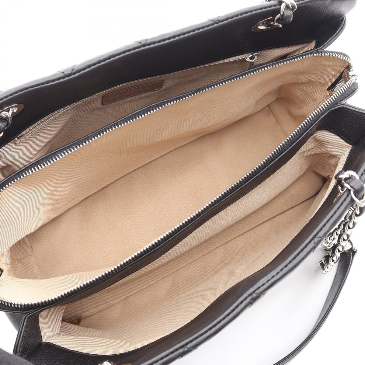 CHANEL Black Matelasse Big COCO Mark Grained Calfskin leather 2101220084530