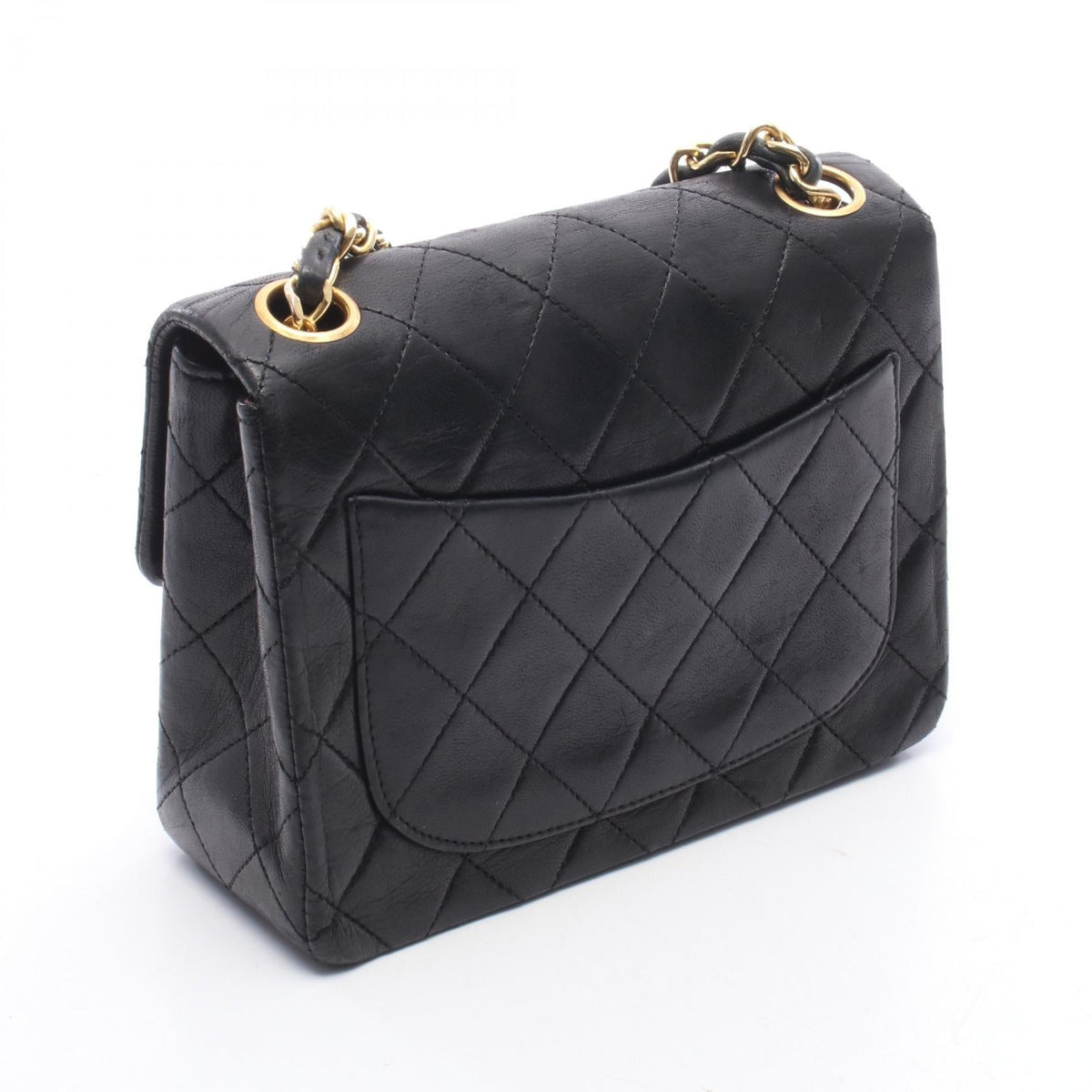 CHANEL Black Mini Matelasse Lambskin (sheep leather) 2101220084684