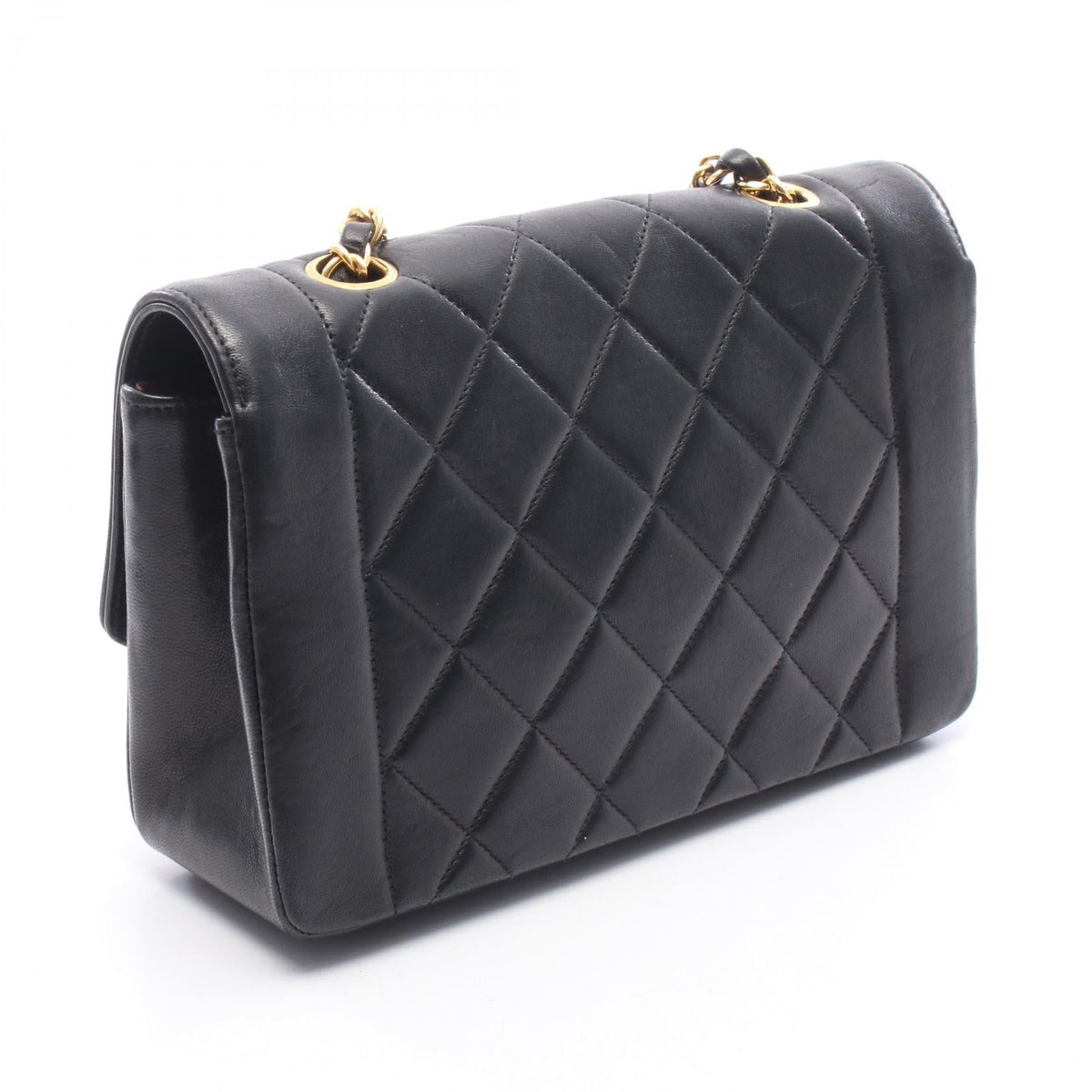 CHANEL Black Matelasse Diana Flap Lambskin (sheep leather) A01164 2101220084813