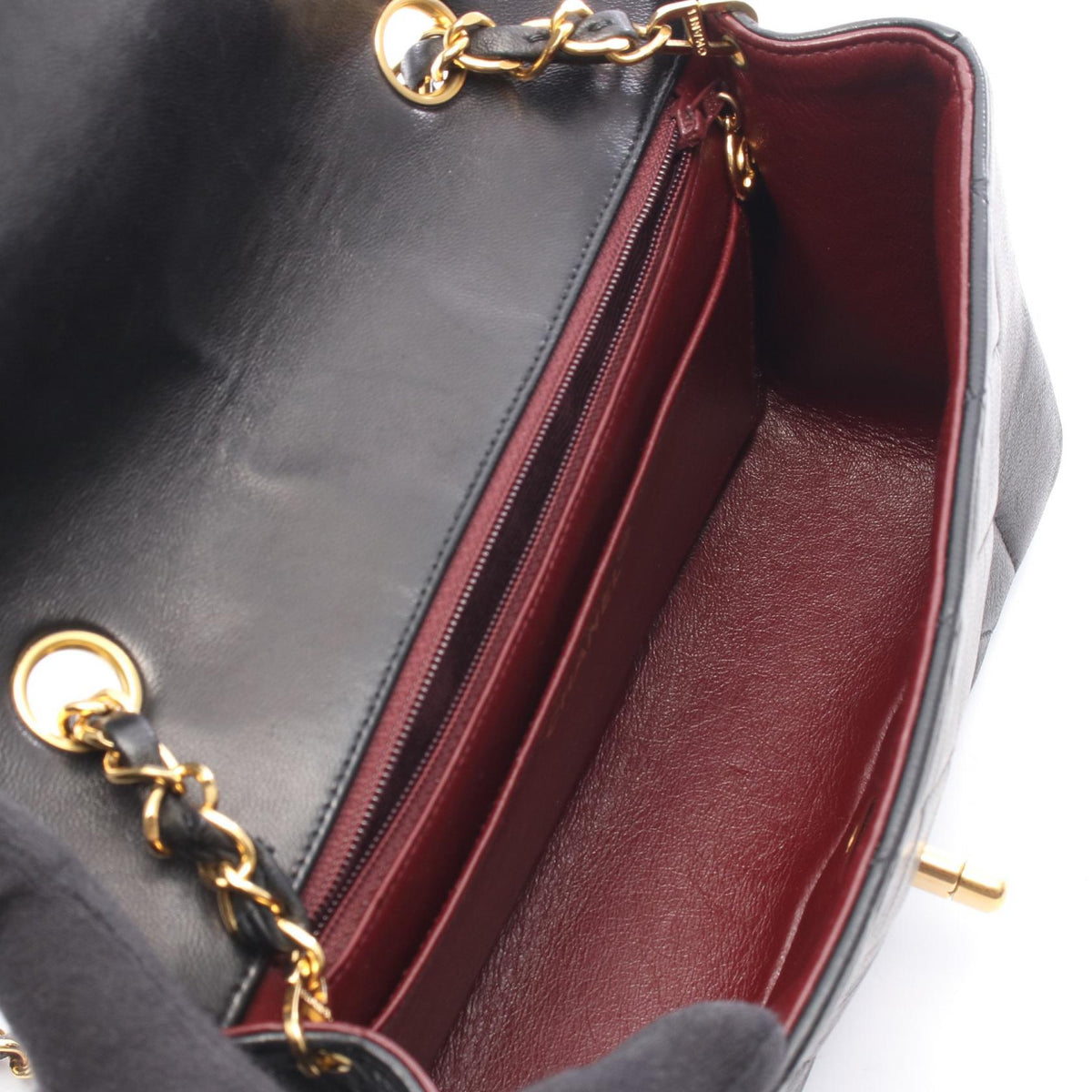 CHANEL Black Matelasse Diana Flap Lambskin (sheep leather) A01164 2101220084813