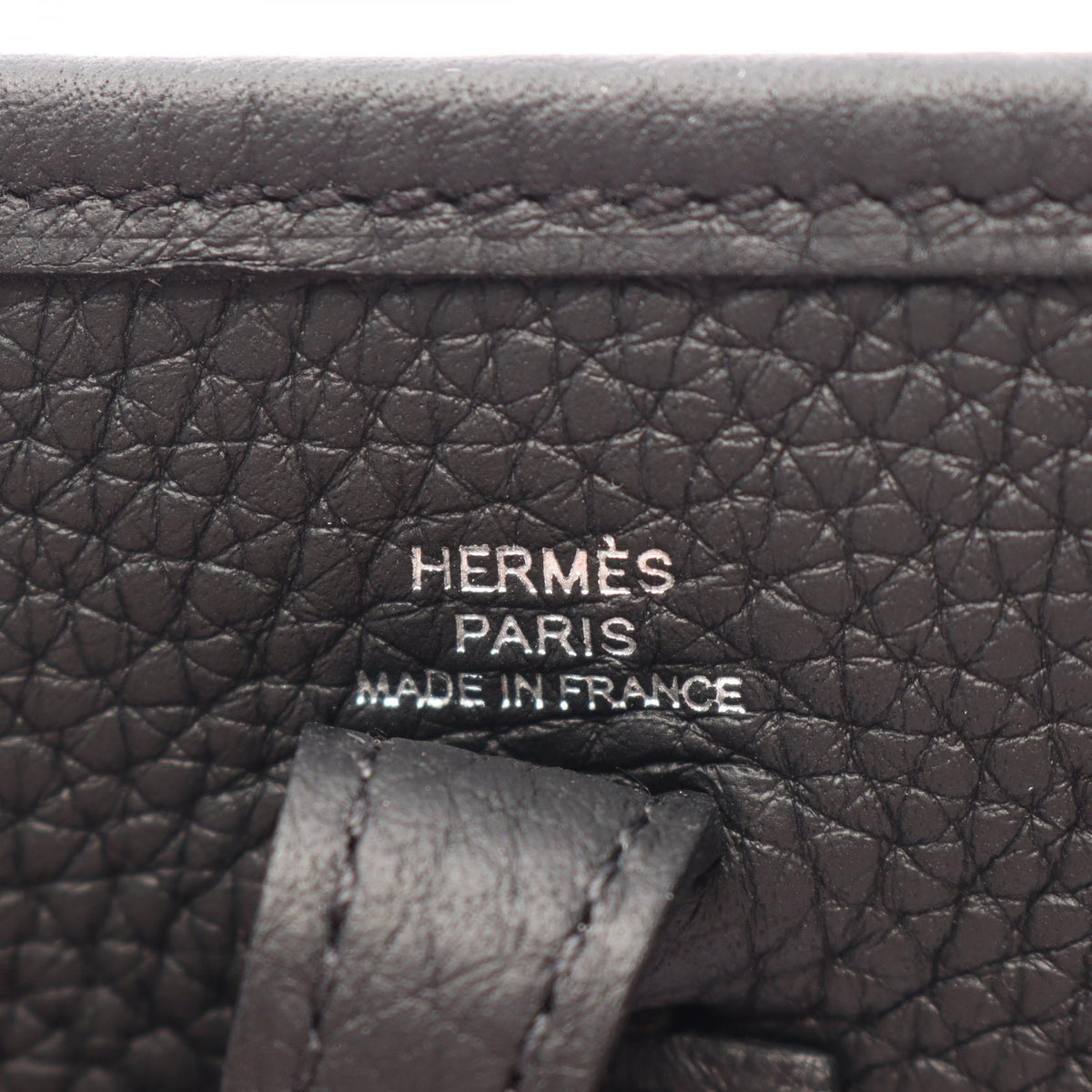 HERMES Evelyne Amazon TPM Shoulder Bag Black Taurillon Clemence leather 2104102531948