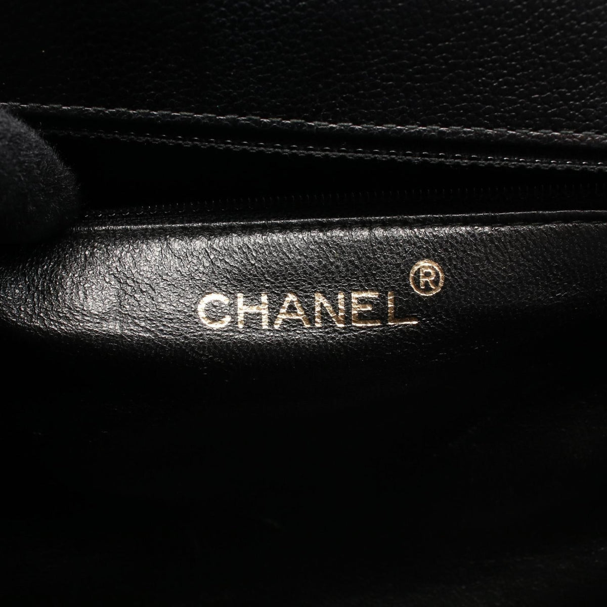 CHANEL Black COCO Mark Grained Calfskin leather 2101220084776