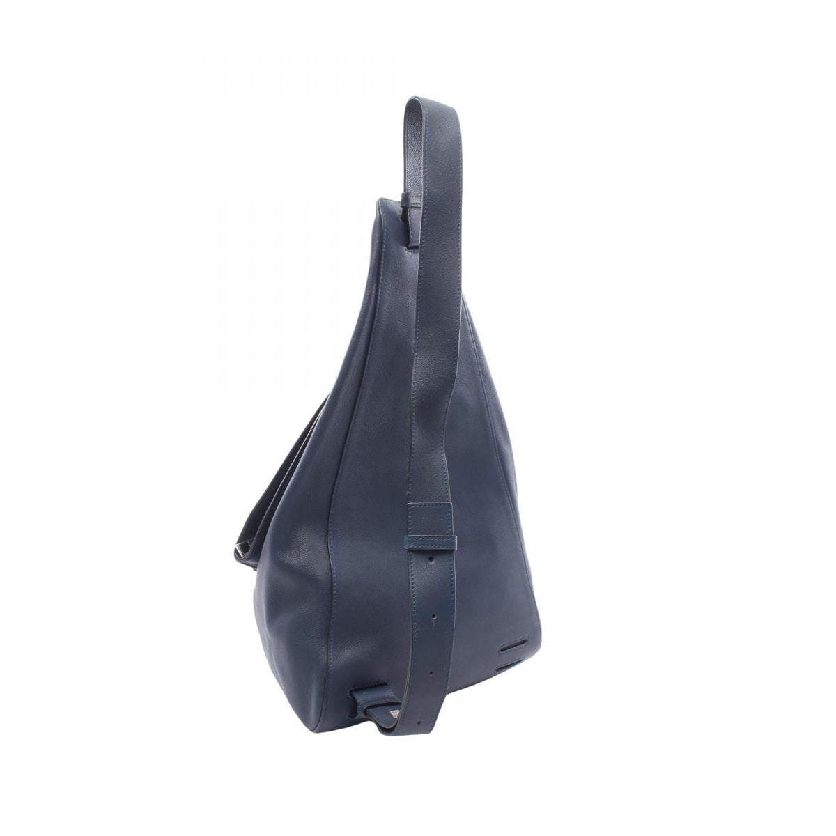 LOEWE ANTON Waist bag Body bag Navy leather 2101220082963