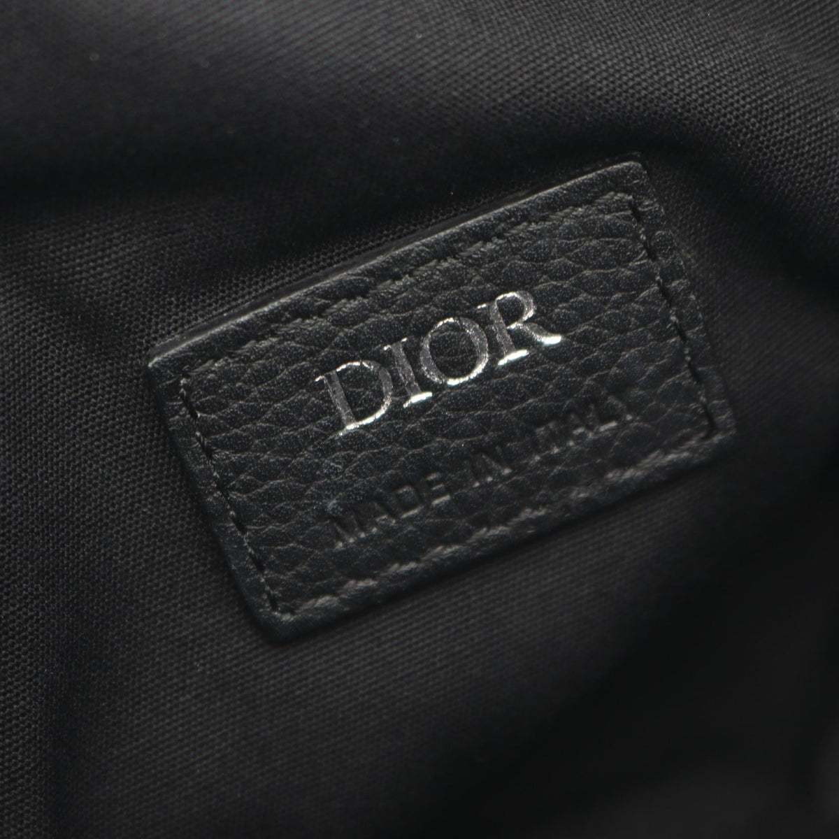 Dior SADDLE Oblique Jacquard Waist bag Body bag Beige/Navy canvas leather 2101220082239