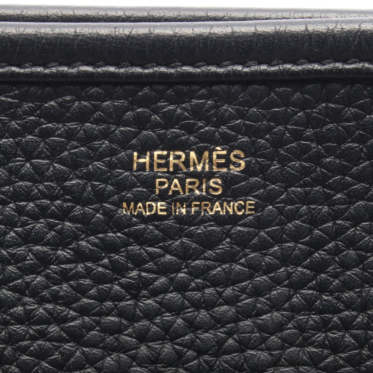 HERMES Evelyne 3 Troyes PM Shoulder Bag Black Taurillon Clemence leather 2101220082307
