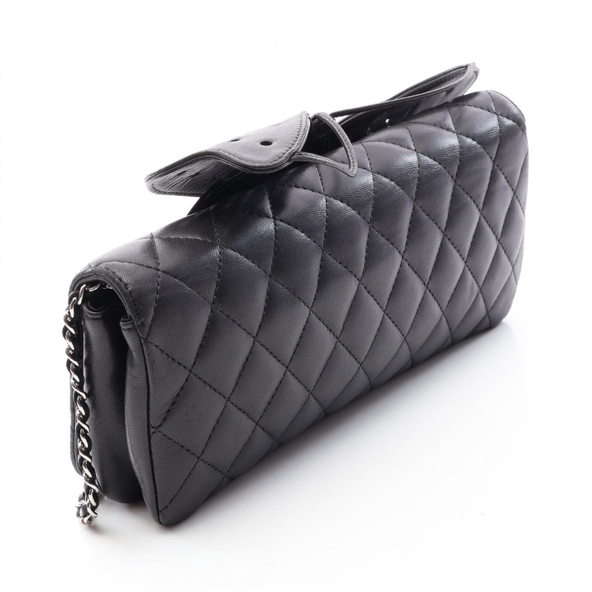 CHANEL Black Matelasse Butterfly Lambskin (sheep leather) 2101220082550