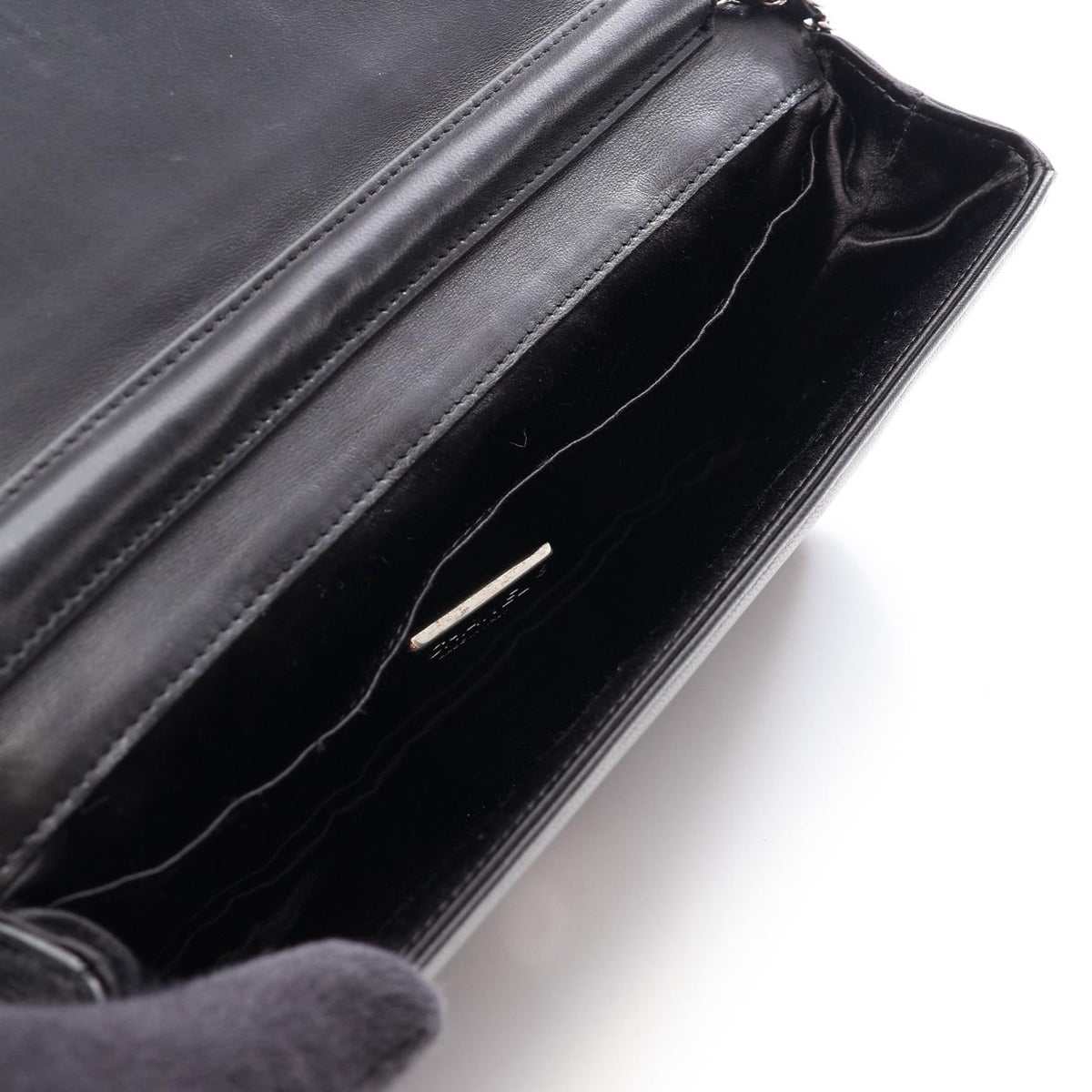 CHANEL Black Matelasse Butterfly Lambskin (sheep leather) 2101220082550