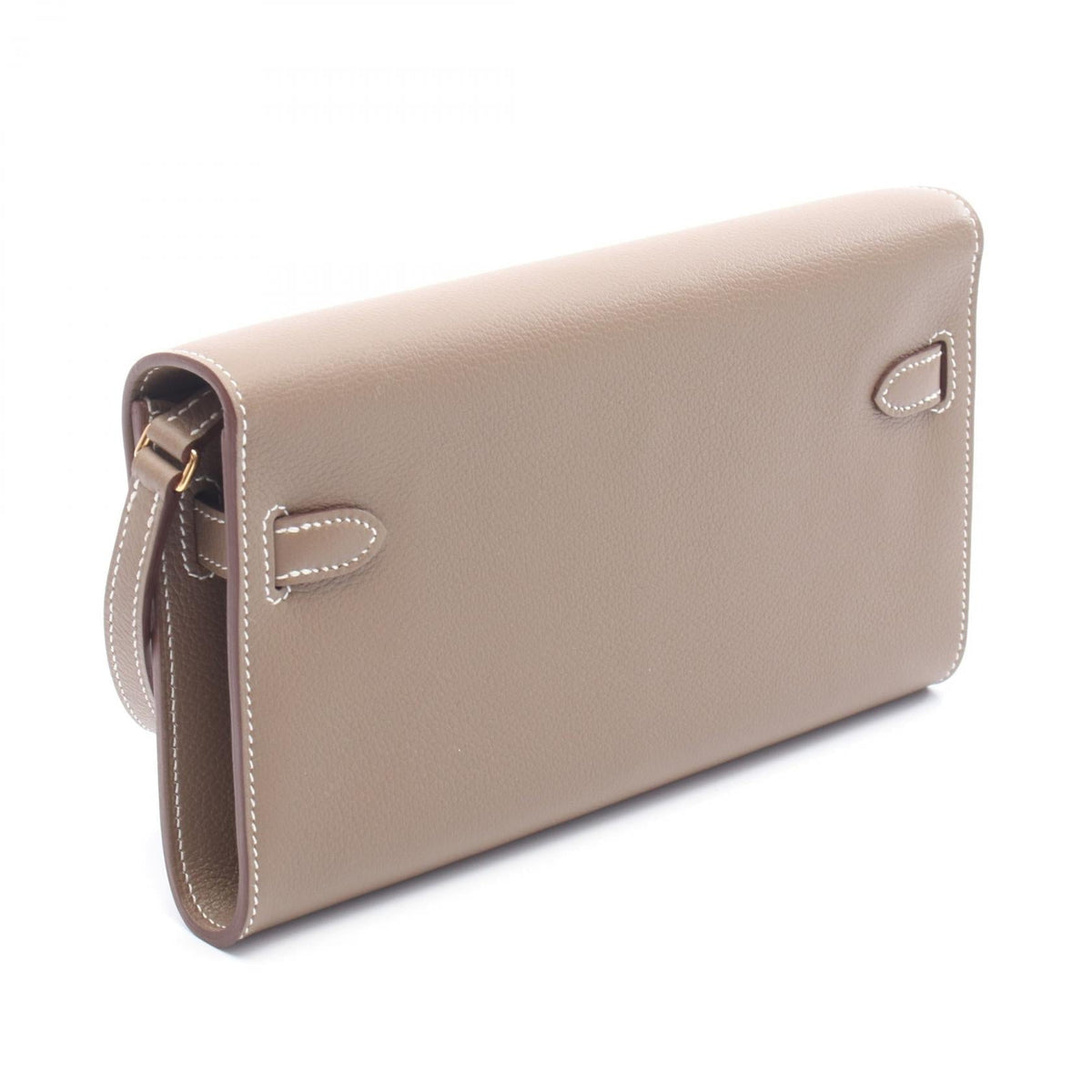 HERMES Kelly To Go Etoupe Grey Shoulder BagEtoupe Grey Etoupe Grey Gray Evercolor leather leather 2104102530569