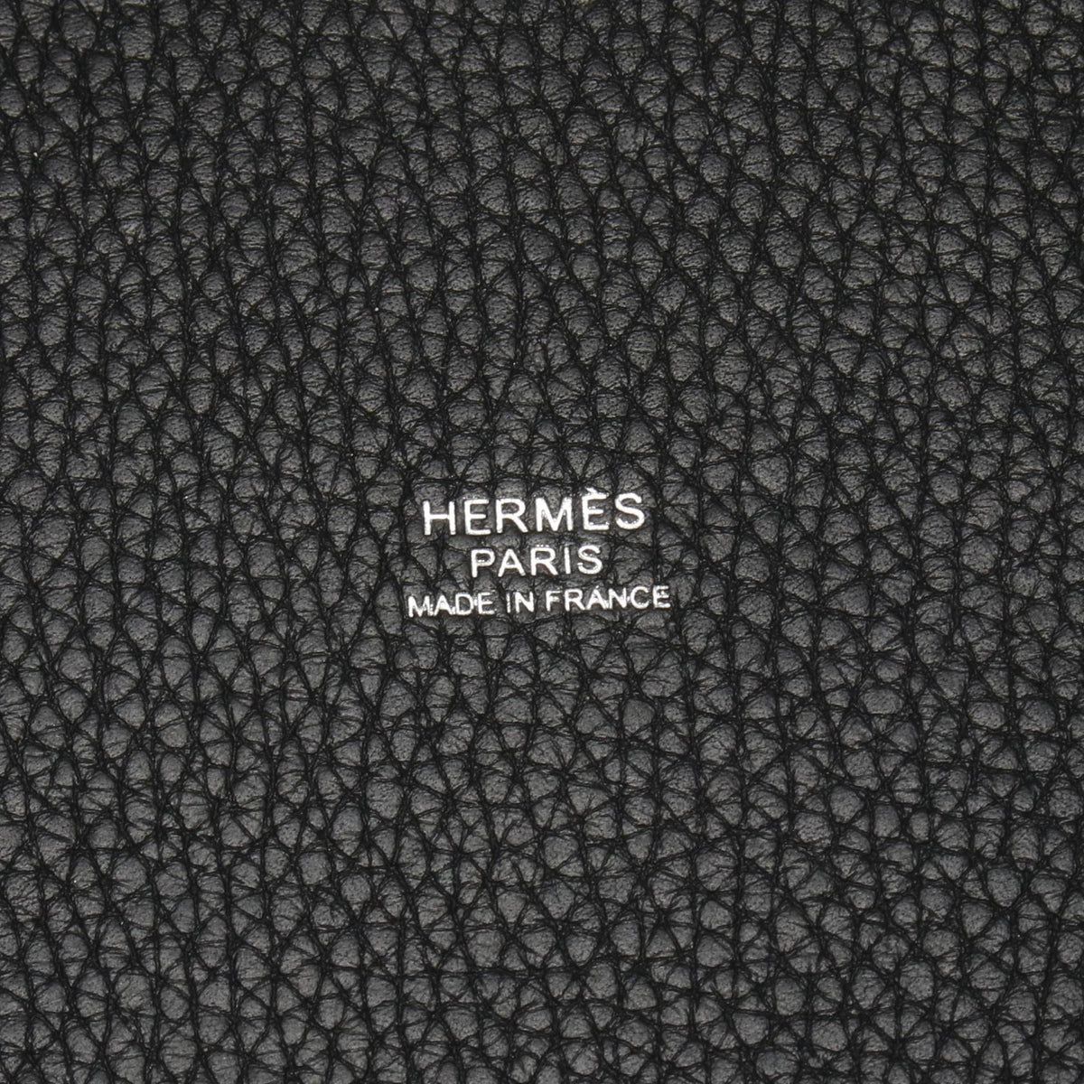 HERMES Picotin Lock PM Handbag Black Taurillon Clemence leather Taurillon Clemence 2106800640304