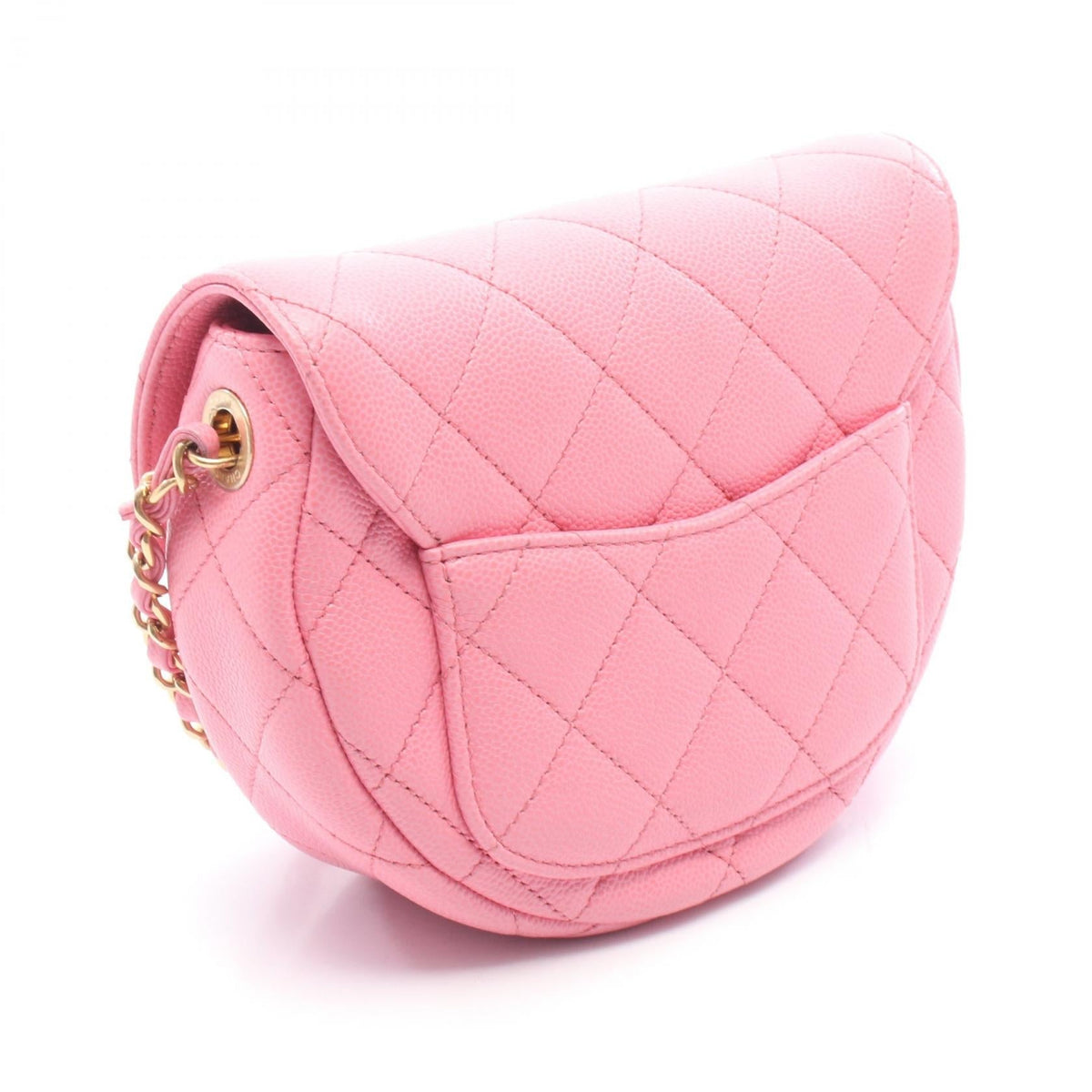 CHANEL Pink Matelasse Mini Messenger Grained Calfskin leather AS3867 2106800639896