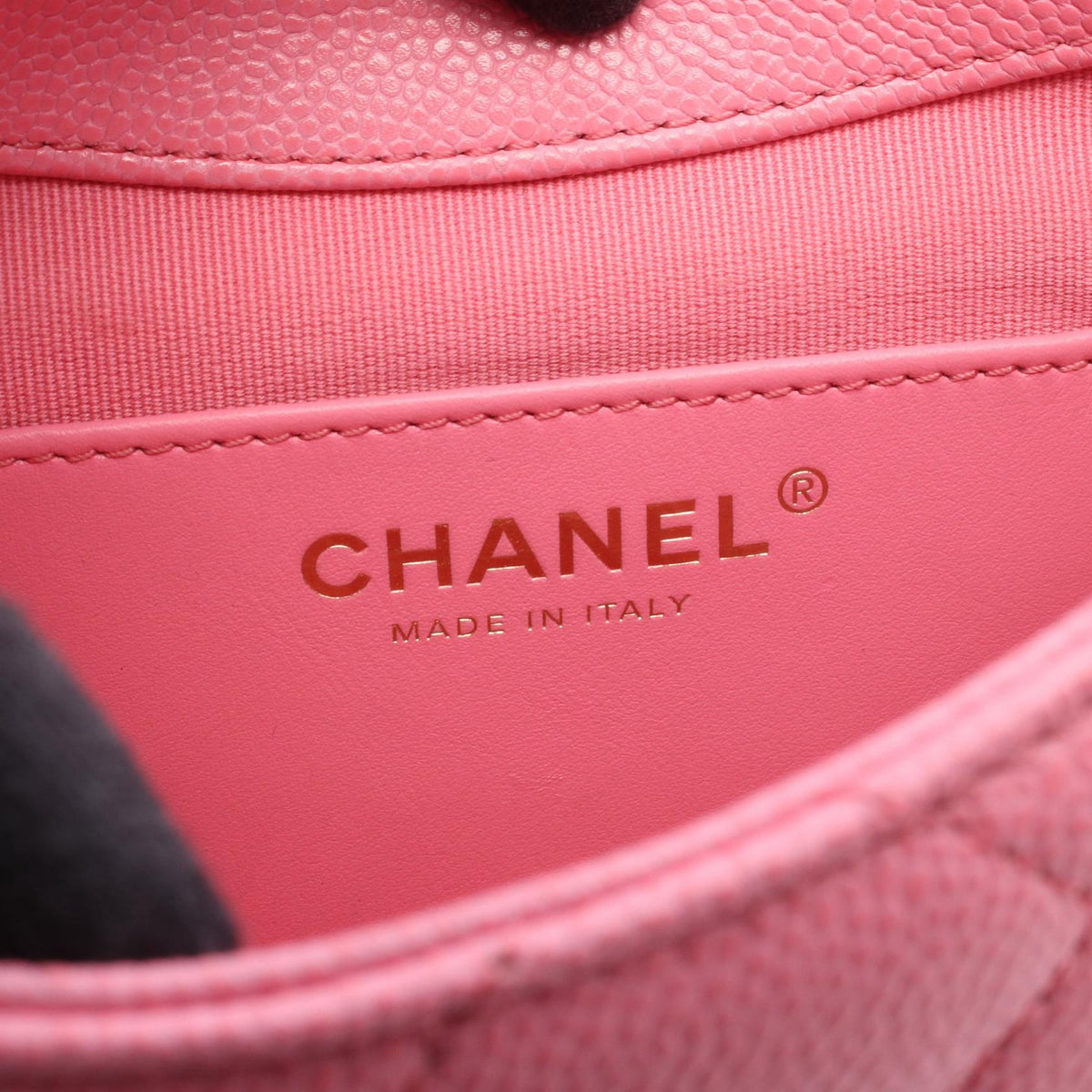 CHANEL Pink Matelasse Mini Messenger Grained Calfskin leather AS3867 2106800639896