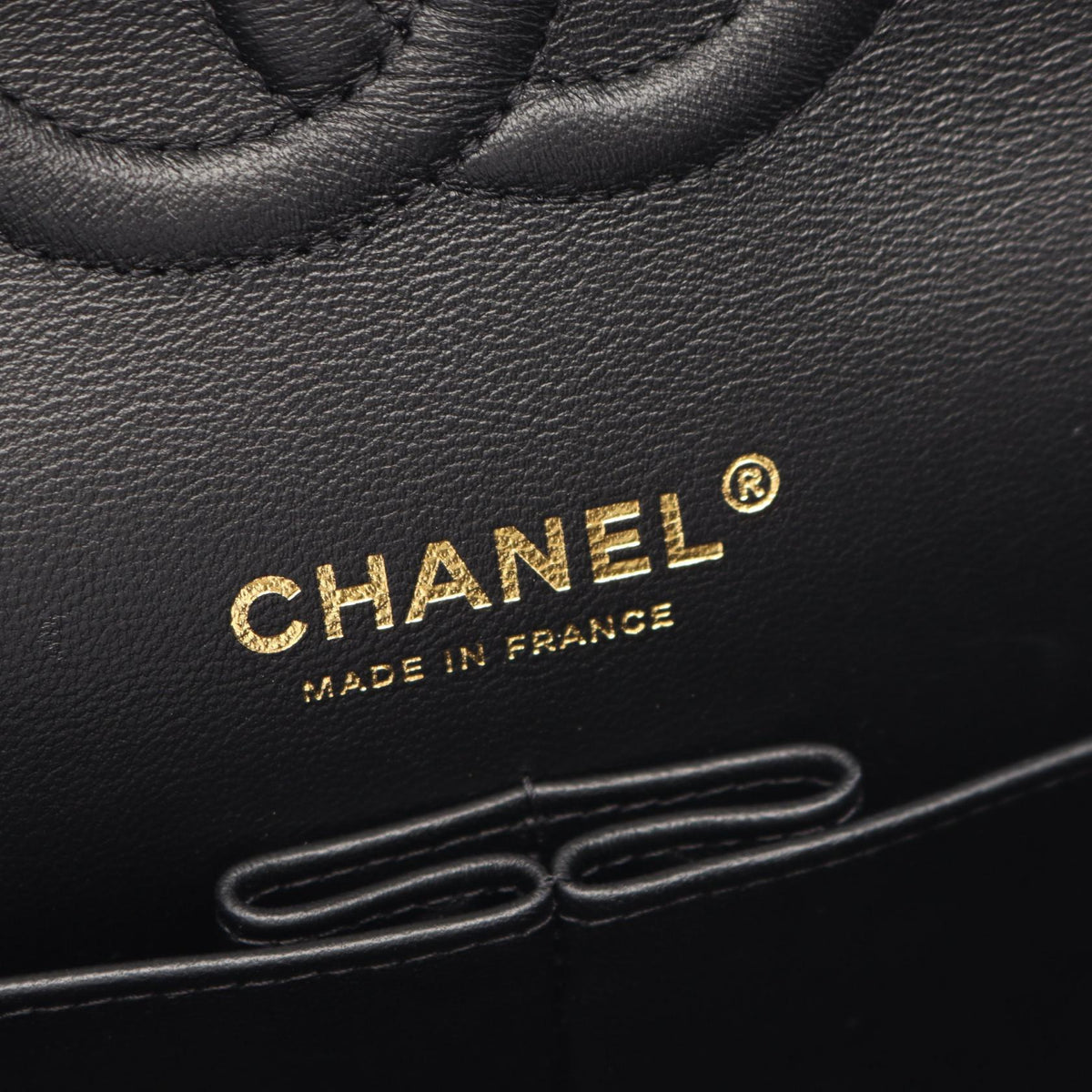 CHANEL Black/White Matelasse W flap Lambskin (sheep leather) A01112 2106800639926