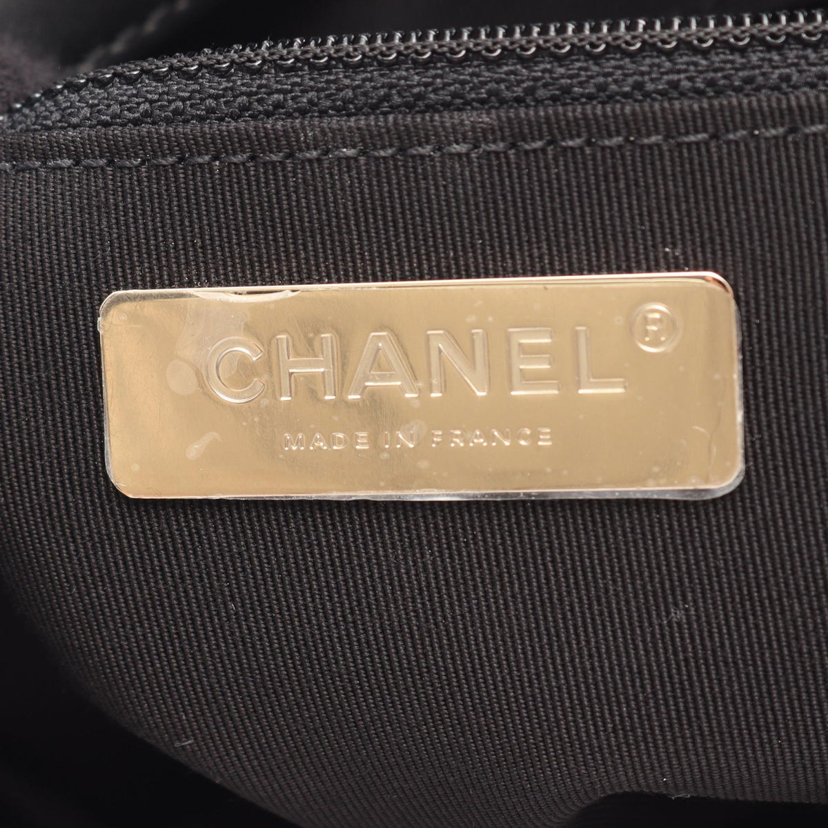 CHANEL Black/Multicolor COCO Mark Fabric�leather 2106800639940
