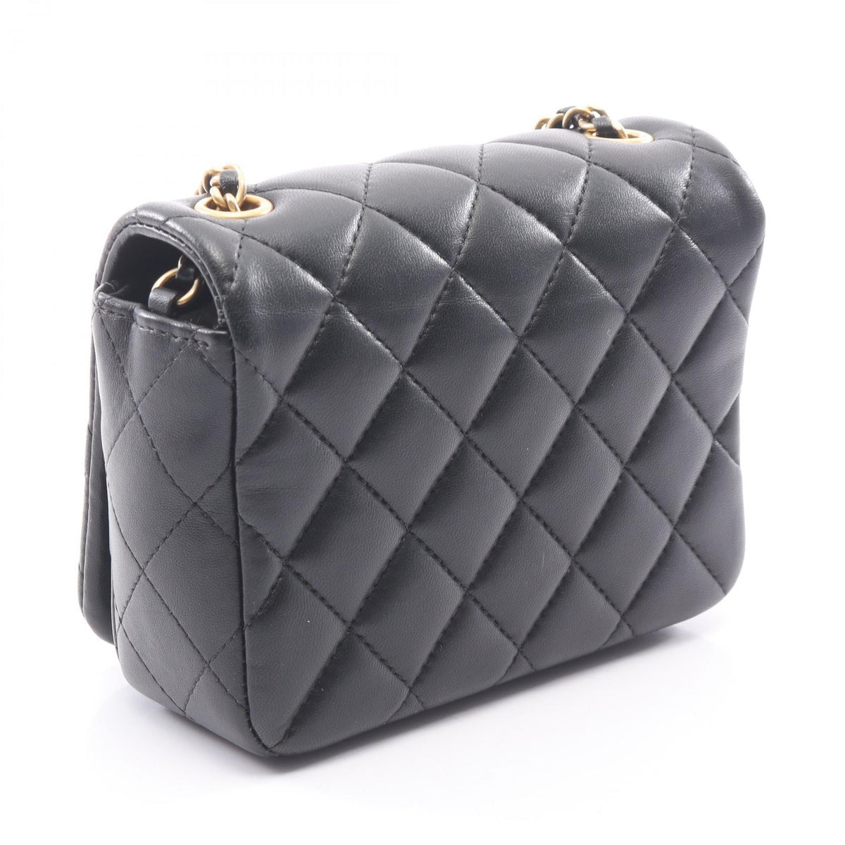 CHANEL Black Matelasse Lambskin (sheep leather) AS2599 2106800639902