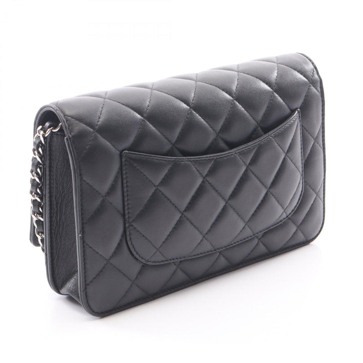 CHANEL Black Matelasse Lambskin (sheep leather) AP0250 2106800639728