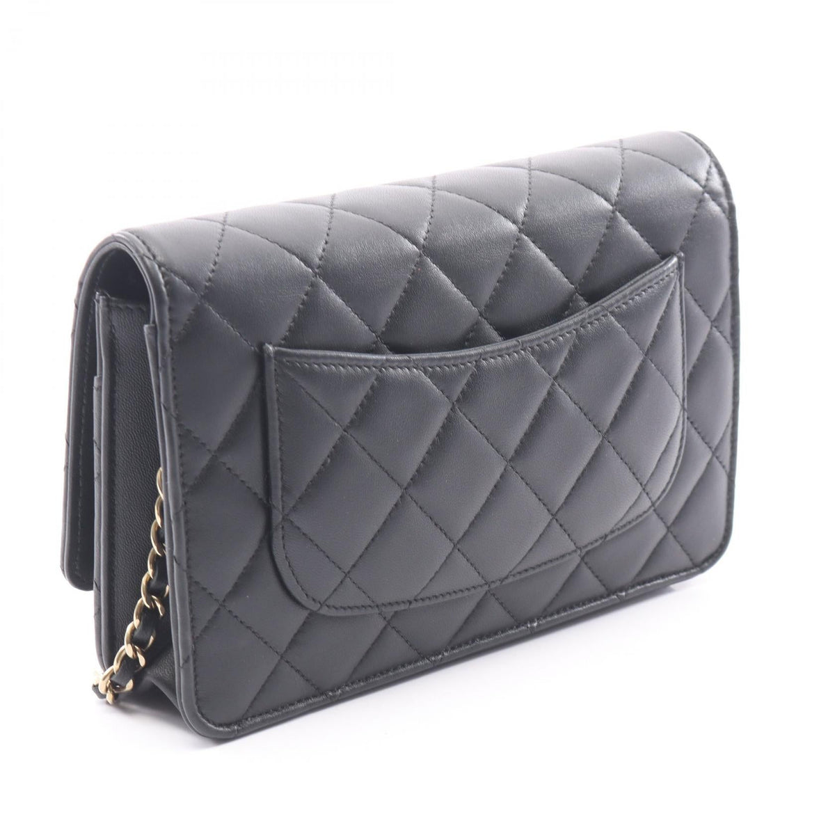 CHANEL Black Matelasse Icon Charm Lambskin (sheep leather) AP0250 2106800639735