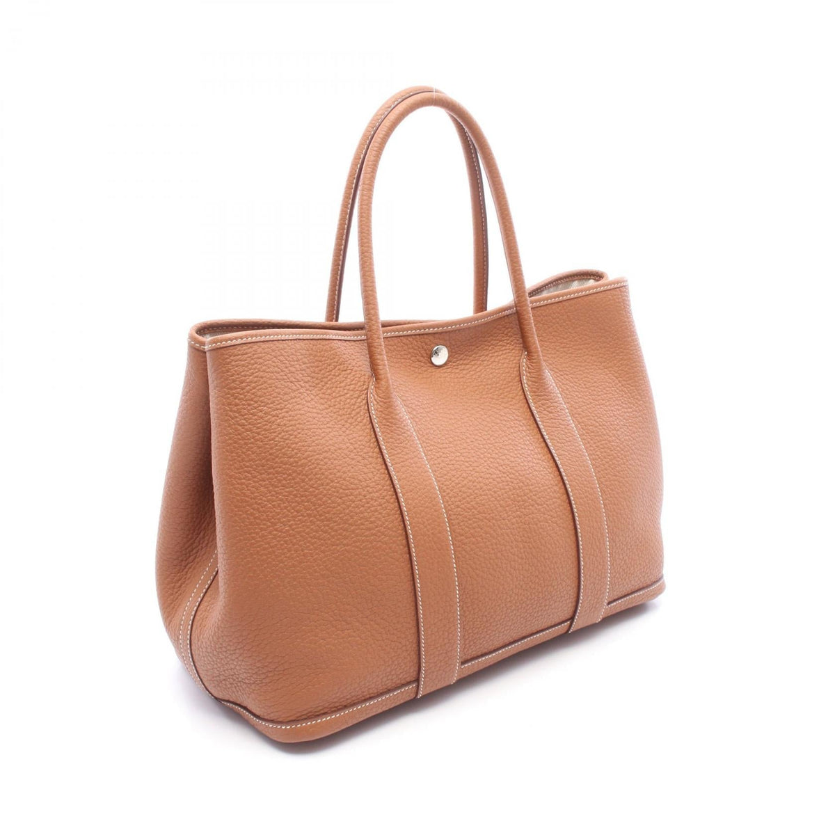 HERMES Garden party PM Tote BagGold Gold Brown Negonda leather leather Negonda leather 2104102529891