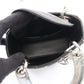 Dior Lady Christian Dior Mini Cannage Star 2WAY Handbag Black/Silver leather 2101220078904