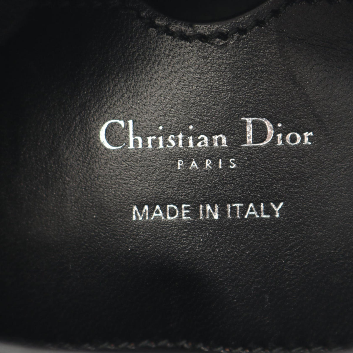 Dior Lady Christian Dior Mini Cannage Star 2WAY Handbag Black/Silver leather 2101220078904