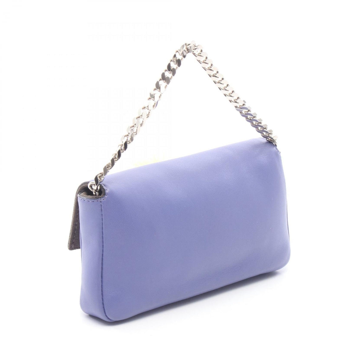 FENDI Micro bucket Shoulder Bag Purple/Yellow/Multicolor leather�fur 8M0354 2101220079864