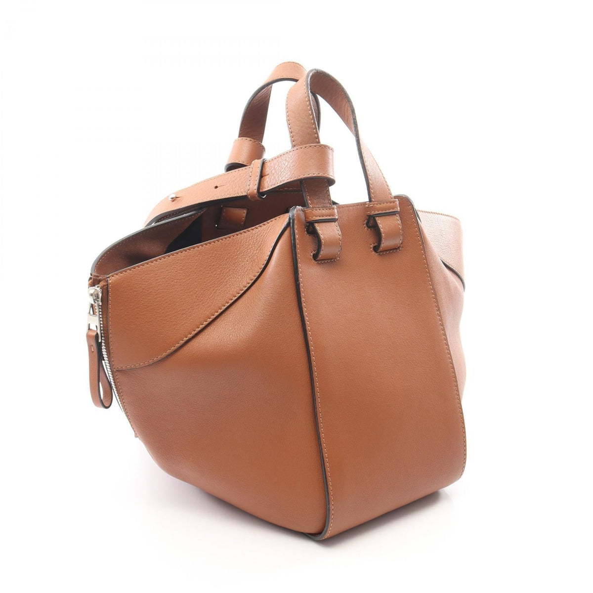 LOEWE HAMMOCK SMALL (2-Way Hammock) Handbag Brown leather 2101220079963