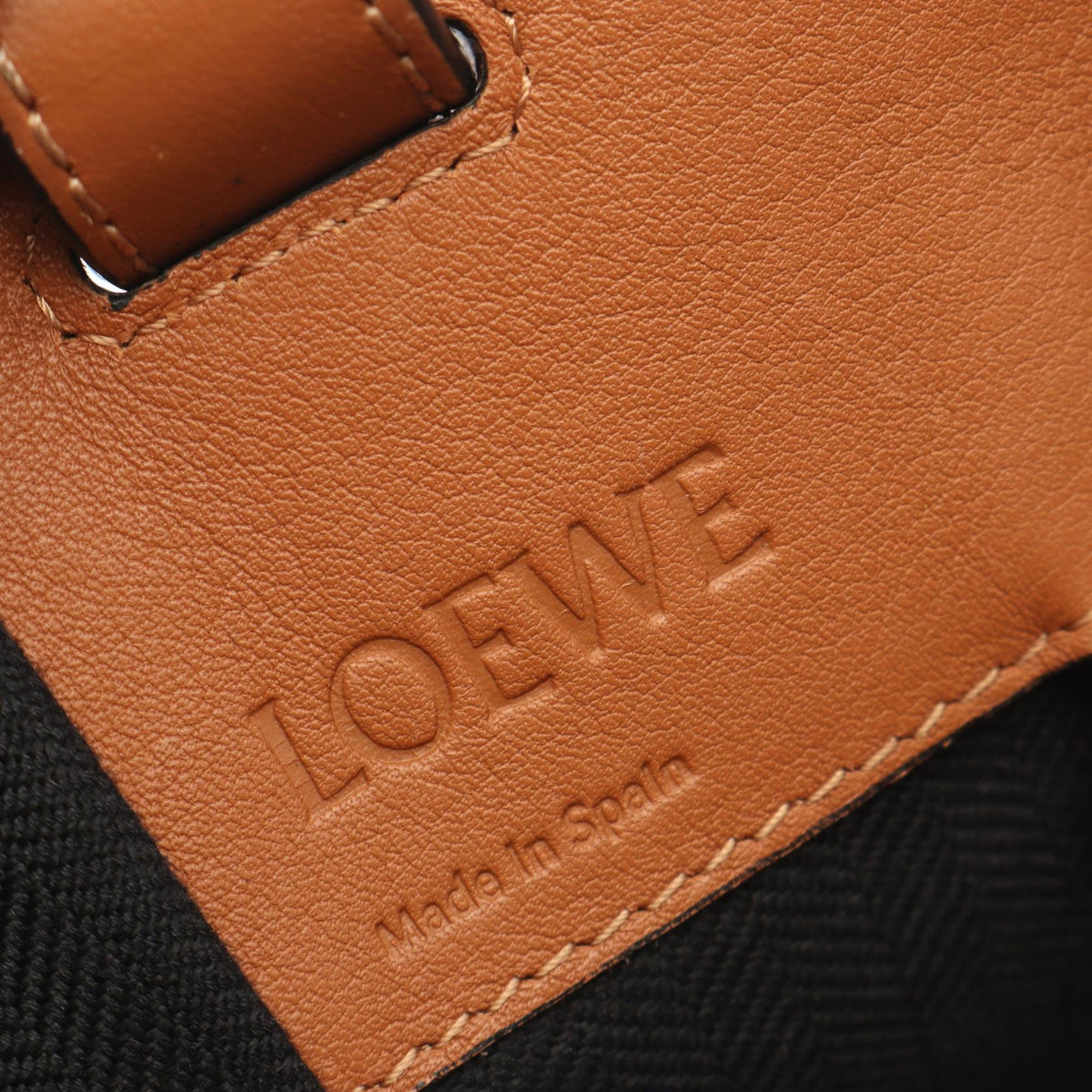 LOEWE HAMMOCK SMALL (2-Way Hammock) Handbag Brown leather 2101220079963