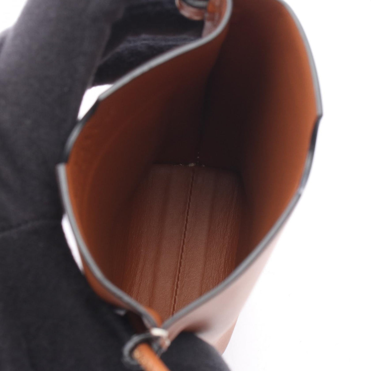 LOEWE GATE POCKET Shoulder Bag Brown leather 2101220080013
