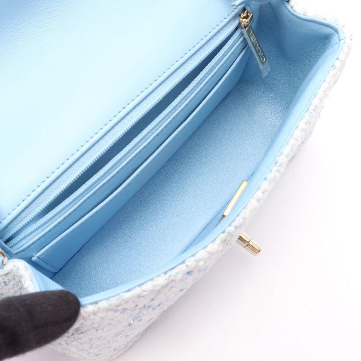 CHANEL Blue Mini Matelasse 20 Fabric A69900 2107601172087